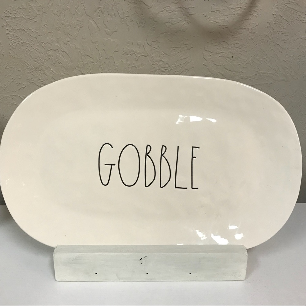 Rae Dunn Gobble Oval Platter